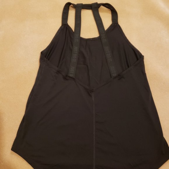 Super Cute Nike Dri-Fit Flare Tank Top strappy low cut back size small - Picture 2 of 2